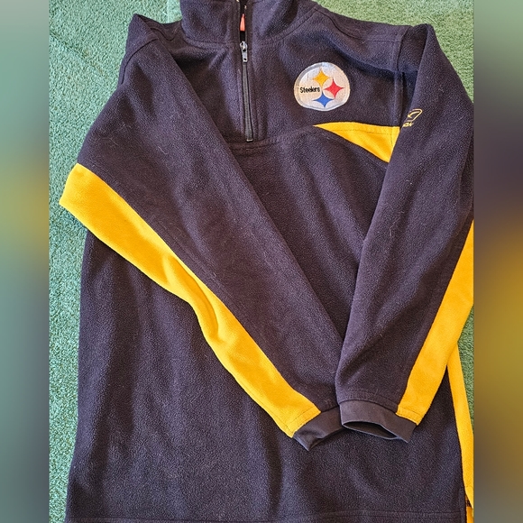 NFL Pittsburgh Steelers Reebok kids quarter zip fleece - Picture 4 of 6